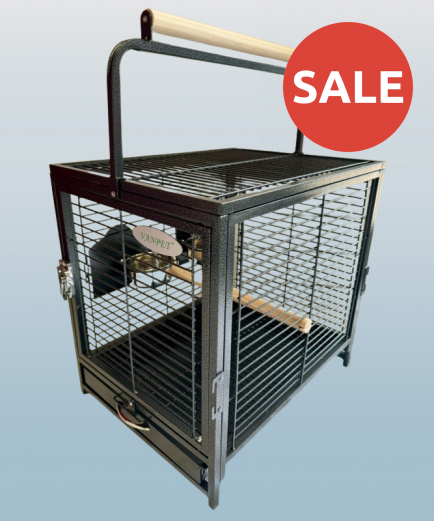 Parrot-Supplies Parrot Travel Cage - Black